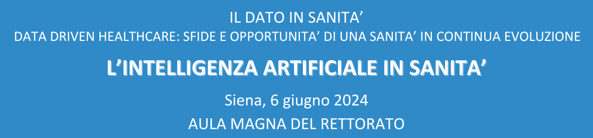 Il Dato in Sanità