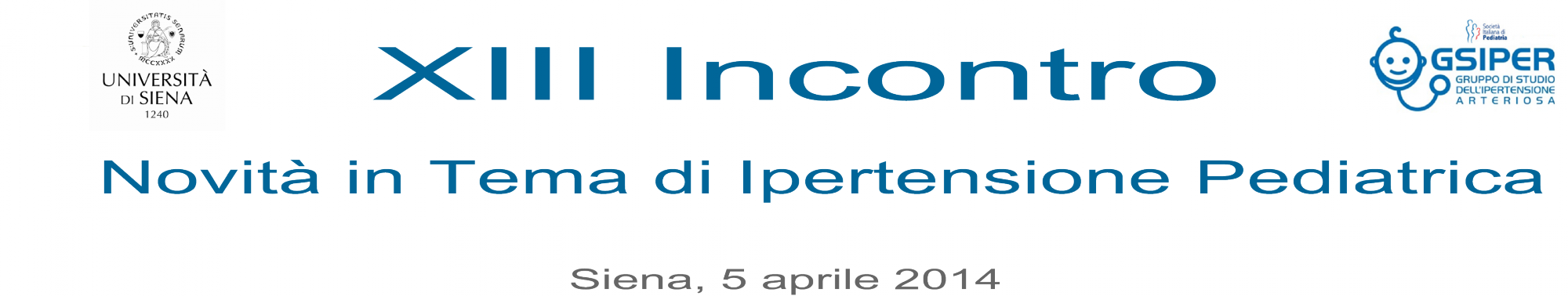 XIII Incontro – Novità in tema di ipertensione pediatrica